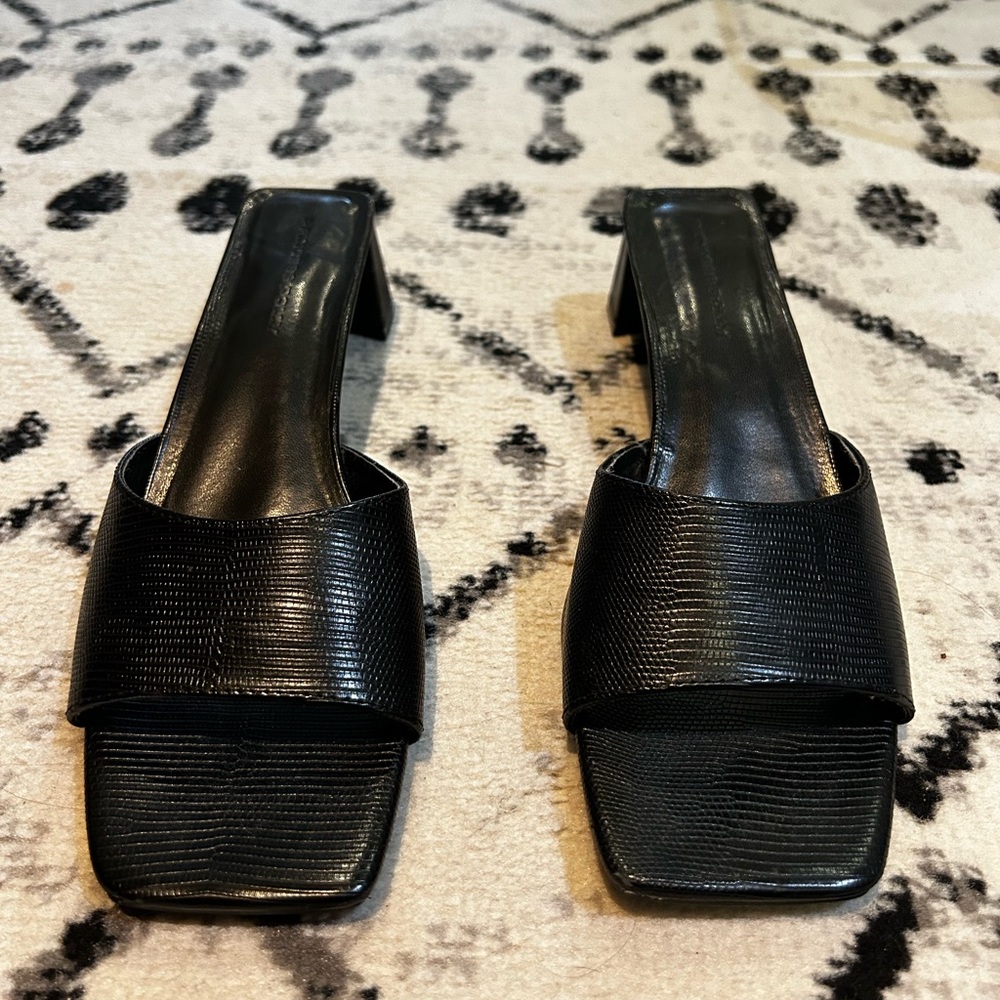 Princess Polly Black Mules